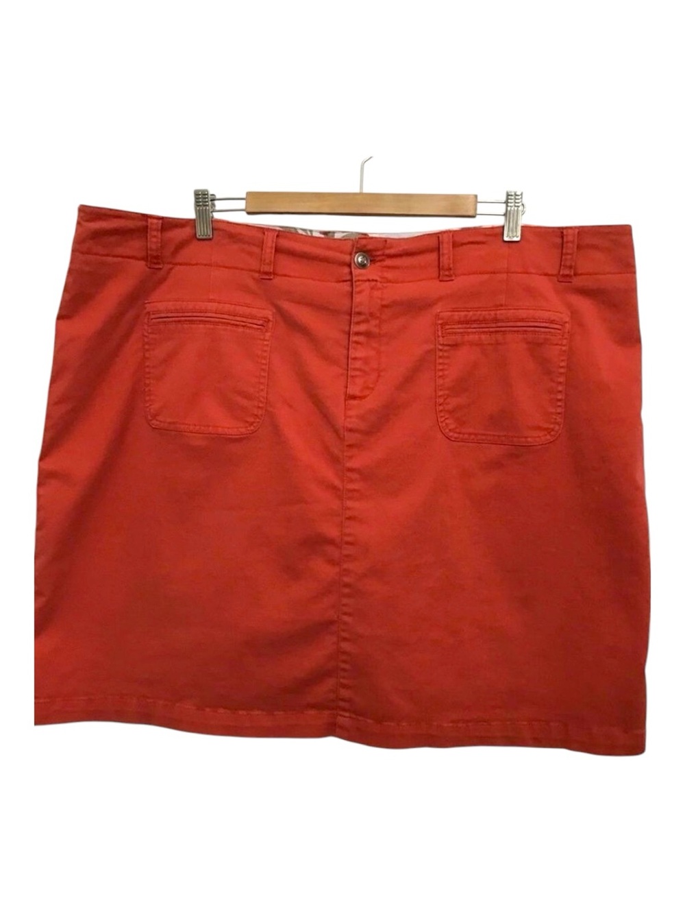 ADDITION-ELLE skort mini skirt shorts orange tangerine plus size pockets size 24